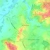 Mappa topografica Arborfield, altitudine, rilievo