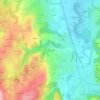 Mappa topografica Les Percières, altitudine, rilievo