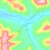 Mappa topografica Brashears, altitudine, rilievo