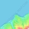 Mappa topografica Faro Punta Condell, altitudine, rilievo