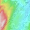 Mappa topografica Les Belles, altitudine, rilievo