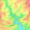 Mappa topografica La Bodinière, altitudine, rilievo