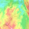 Mappa topografica Googong, altitudine, rilievo
