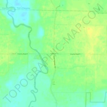 Mappa topografica Leeman, altitudine, rilievo