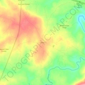 Mappa topografica Humptulips, altitudine, rilievo