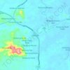 Mappa topografica Siburan, altitudine, rilievo
