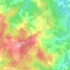 Mappa topografica Chez Papette, altitudine, rilievo
