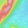 Mappa topografica Les Camboux, altitudine, rilievo