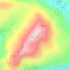 Mappa topografica Mont Perdu, altitudine, rilievo