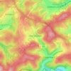 Mappa topografica Oberschelden, altitudine, rilievo