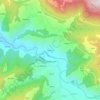 Mappa topografica kursari, altitudine, rilievo