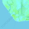 Mappa topografica Cape Colony, altitudine, rilievo