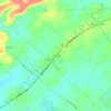 Mappa topografica Kirbyville, altitudine, rilievo
