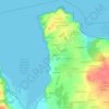 Mappa topografica L'Etoile, altitudine, rilievo