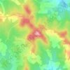 Mappa topografica Le Grand Puyconnieux, altitudine, rilievo