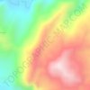 Mappa topografica El Guataque, altitudine, rilievo