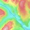 Mappa topografica Le Voyen, altitudine, rilievo