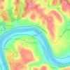 Mappa topografica Maxwell, altitudine, rilievo
