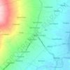 Mappa topografica Tigaon, altitudine, rilievo