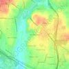 Mappa topografica Woodhill Estates, altitudine, rilievo