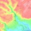 Mappa topografica Cambugahay Falls, altitudine, rilievo