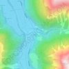 Mappa topografica Oberlängenfeld, altitudine, rilievo
