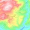 Mappa topografica Dehesilla, altitudine, rilievo