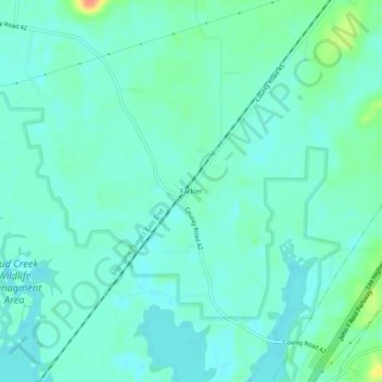 Mappa topografica Fackler, altitudine, rilievo