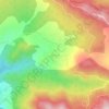 Mappa topografica Mehaga, altitudine, rilievo