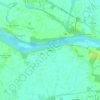 Mappa topografica Brede, altitudine, rilievo