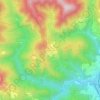 Mappa topografica Cavarzano, altitudine, rilievo