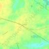 Mappa topografica Dorchester, altitudine, rilievo