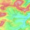 Mappa topografica Achenbach, altitudine, rilievo