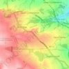 Mappa topografica High Flatts, altitudine, rilievo