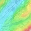 Mappa topografica Le Foyot, altitudine, rilievo