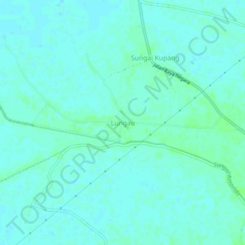 Mappa topografica Lungau, altitudine, rilievo