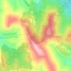Mappa topografica Dehesa Alta, altitudine, rilievo