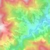 Mappa topografica Redo, altitudine, rilievo