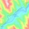 Mappa topografica Gloriabamba, altitudine, rilievo