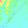 Mappa topografica Batucan, altitudine, rilievo