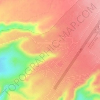 Mappa topografica Tolemaida, altitudine, rilievo