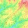 Mappa topografica La Mersolle, altitudine, rilievo