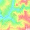 Mappa topografica Nimaima, altitudine, rilievo
