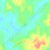 Mappa topografica Huron, altitudine, rilievo