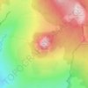 Mappa topografica Cros-de-Géorand, altitudine, rilievo