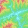 Mappa topografica 青木川镇, altitudine, rilievo