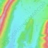 Mappa topografica Les Gonnets, altitudine, rilievo