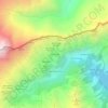 Mappa topografica Alpe Andolla, altitudine, rilievo