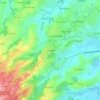 Mappa topografica la Grippière, altitudine, rilievo