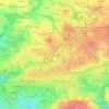 Mappa topografica Beg Avel, altitudine, rilievo